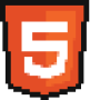 logo do Html5 pixel art